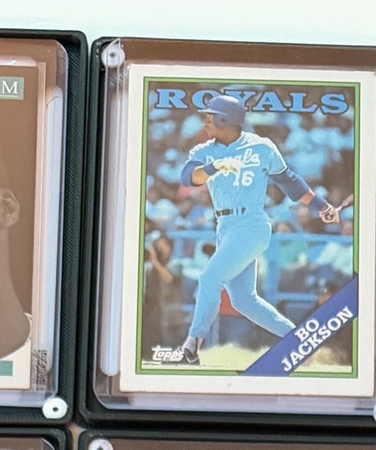 A photographed collectible card